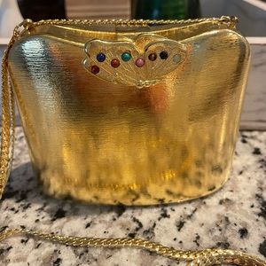 ⭐️J Tiras⭐️Gold Handbag Butterfly Clasp